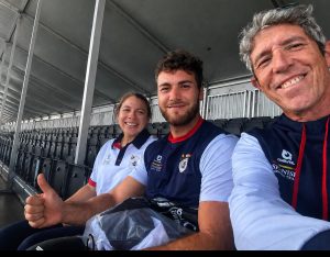 Ainoa, Mario i Marc representen el Reial Club Marítim al Mundial de Rem